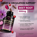 NUTRAHARMONY Beet Root Capsules - Healthy Blood Pressure Support