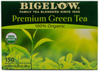 Bigelow Premium 100-Percent Organic Green Tea - 150 Teabags