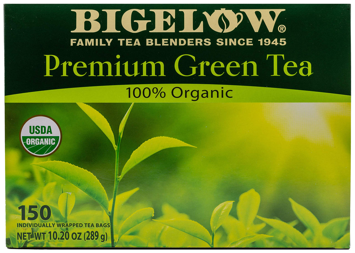 Bigelow Premium 100-Percent Organic Green Tea - 150 Teabags