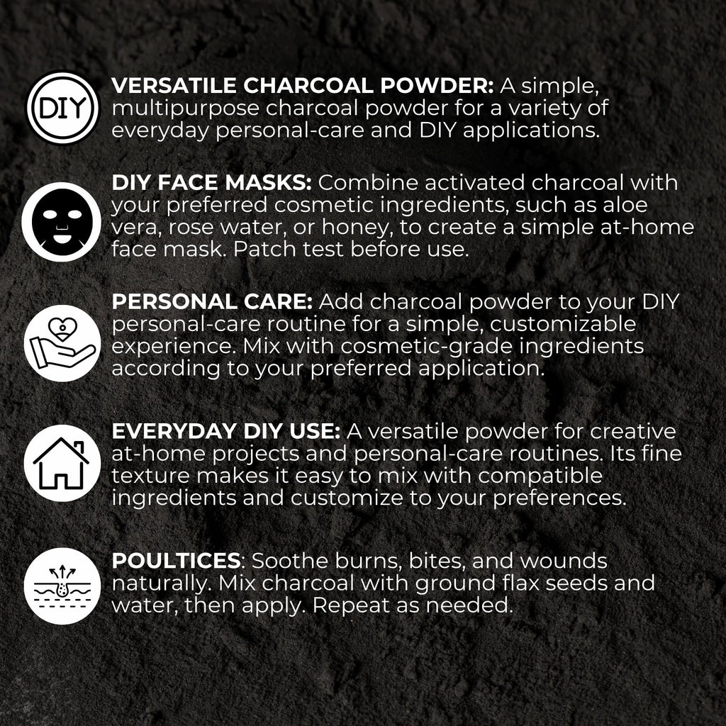 Schizandu Organic Activated Charcoal Powder - 25 oz - image 4
