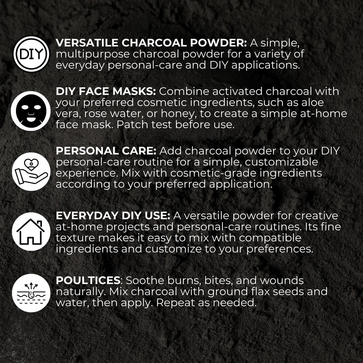 Schizandu Organic Activated Charcoal Powder - 25 oz - image 4