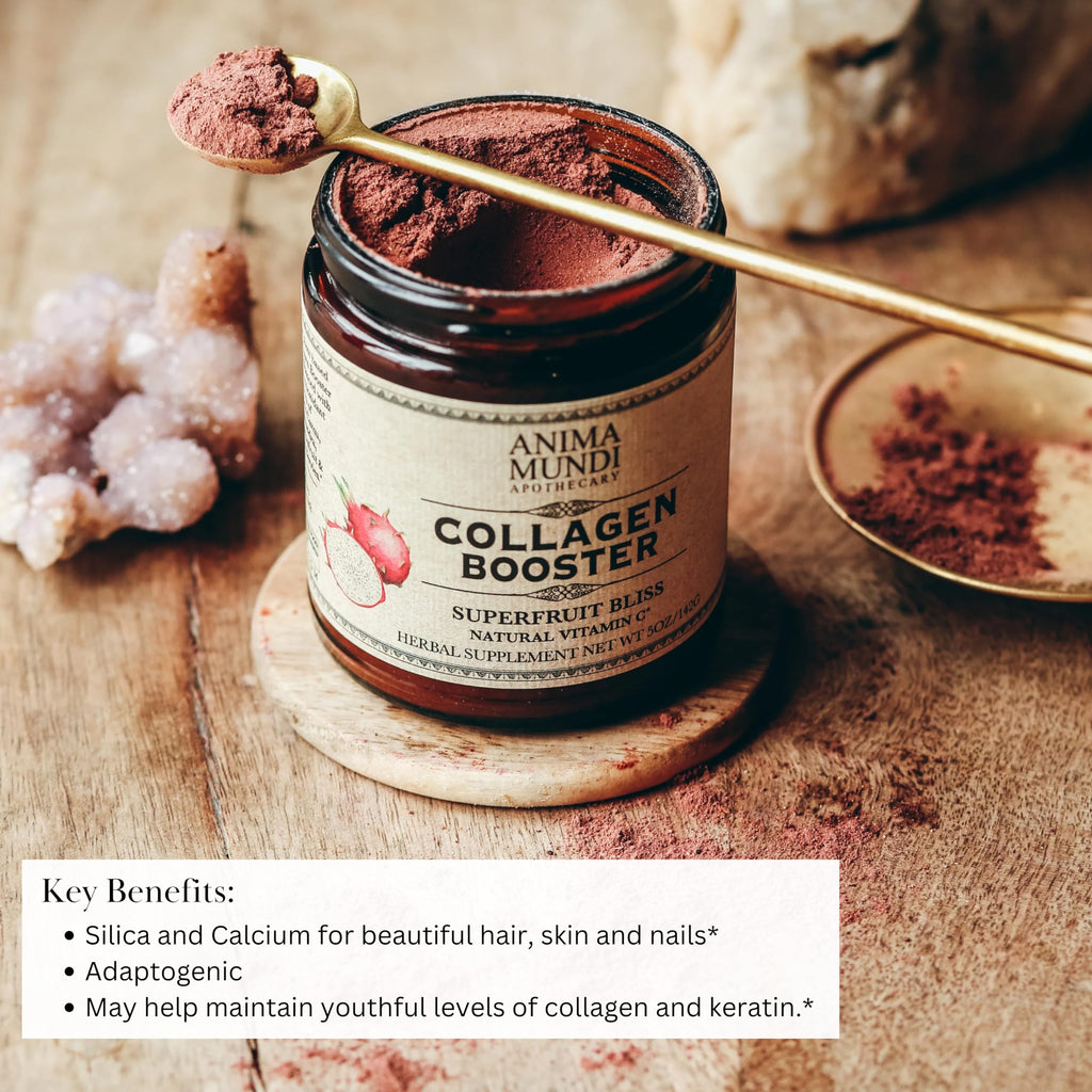 Anima Mundi Plant Based Collagen Booster Powder - Organic Adaptogenic