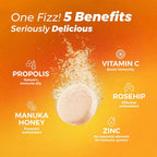 REACTONZ 5-in-1 Immune Support Effervescent Tablets