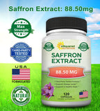 aSquared Nutrition Saffron Extract Supplement - 120 Vegetarian Capsules - image 4