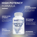 Research Verified Prosta Relief Saw Palmetto - 180 Capsules - image 3