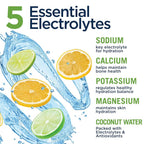 VitaminHydrate Electrolyte Hydration Mix Powder Lemon Lime - 30 Servings - image 4