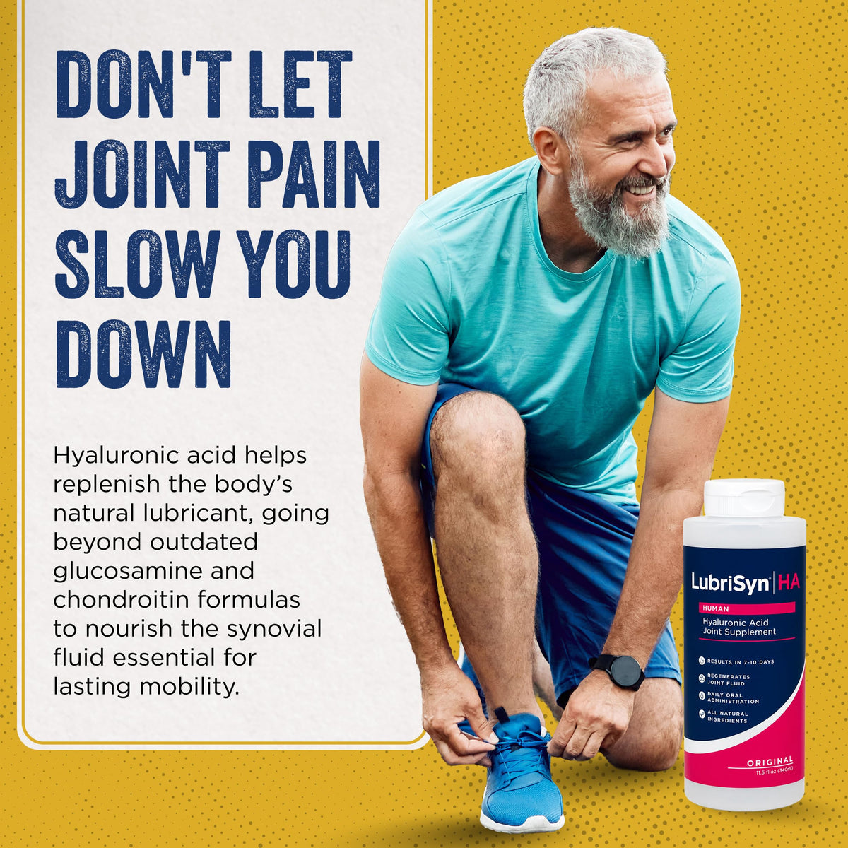 LubriSyn HA Joint Care for People Liquid Bottle
