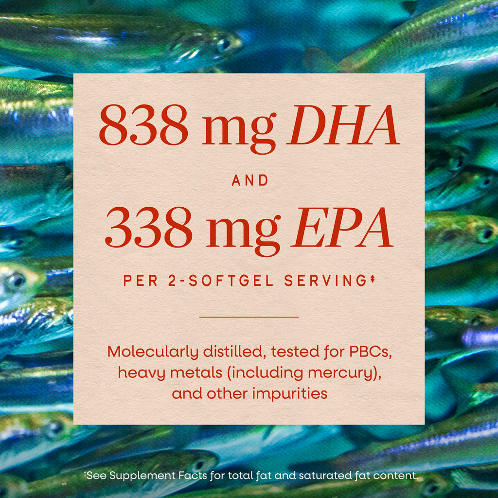 Nature's Way Mega-DHA Premium Fish Oil Omega-3 - 60 Softgels - image 4
