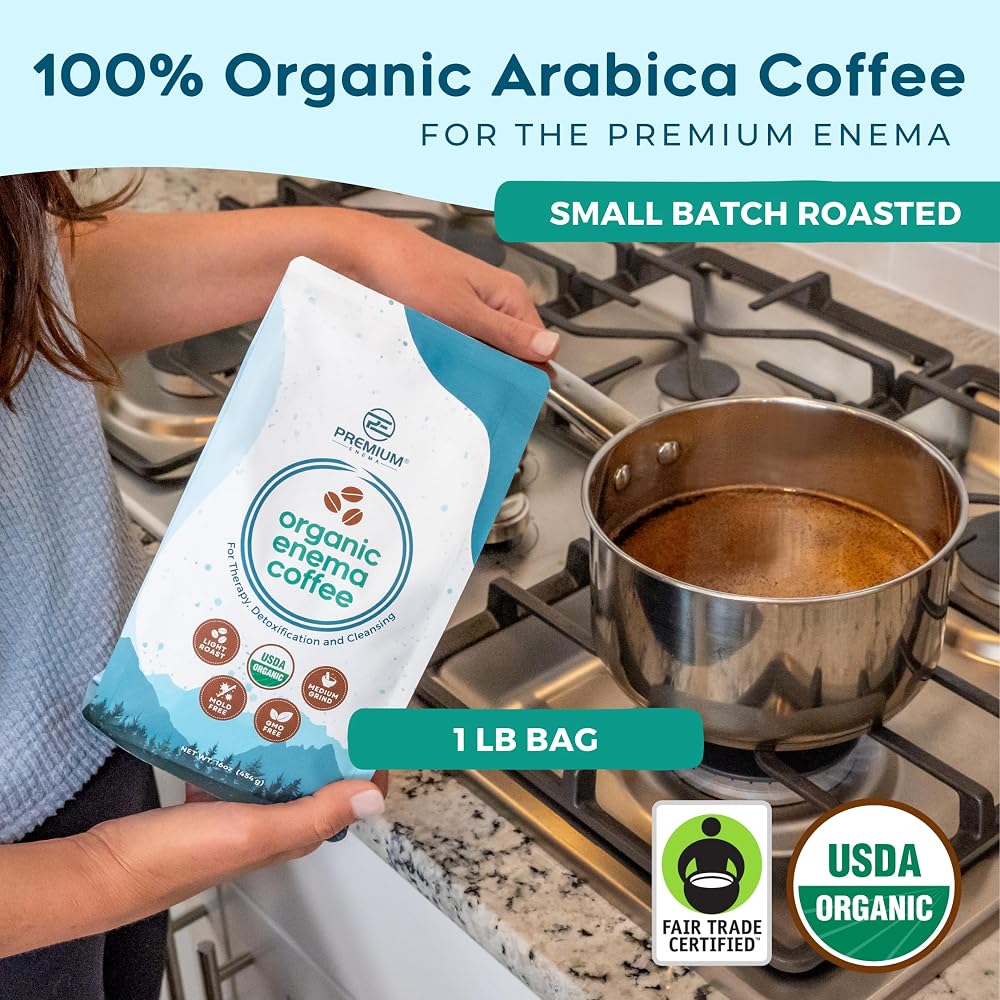 PE Premium Enema Organic Coffee, Fair Trade - 1 Lb - image 2