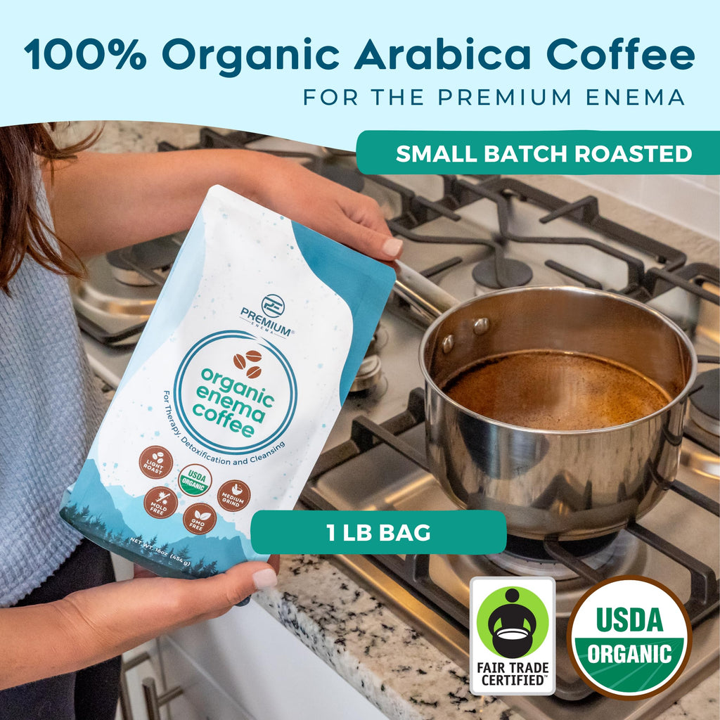 PE Premium Enema Organic Coffee, Fair Trade - 1 Lb - image 2