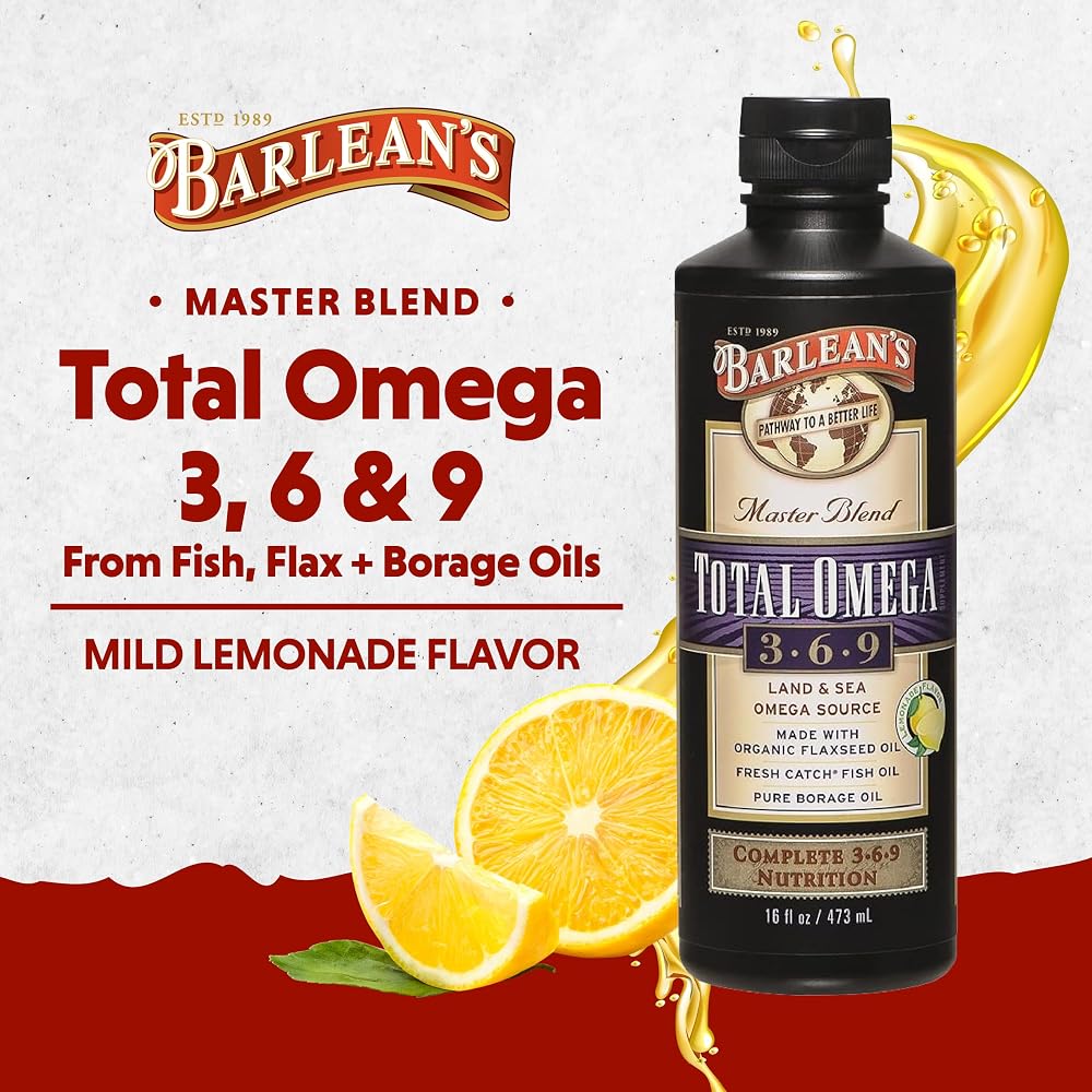 Barlean's Total Omega 3 6 9 Fish Oil Liquid Supplement - image 5