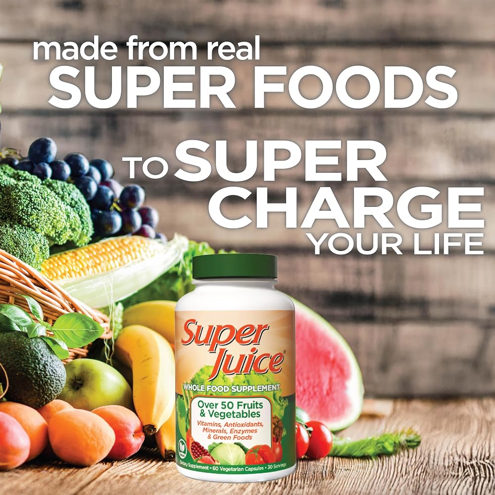 Super Juice Wholefood Supplement Immune Support - 60 Tablets - image 3