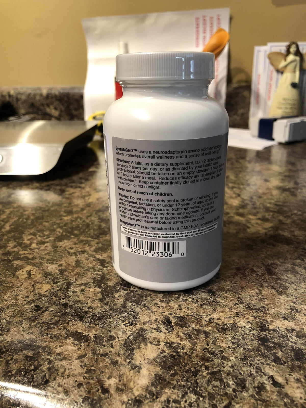 NuPathways SynaptaGenX Neuroadaptagen Amino Acid - 120 Tablets - image 4