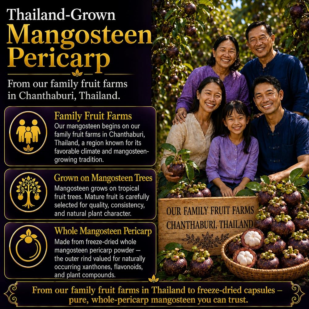 Natural Home Cures Mangosteen Supplement - 480 Vegan Capsules - image 7