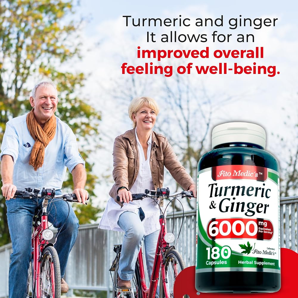 FITO MEDIC'S Turmeric and Ginger Supplement - 180 Capsules - image 8