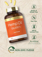 Carlyle Hemp Oil Softgel Capsules Omega 3-6-9 - 180 Count - image 5
