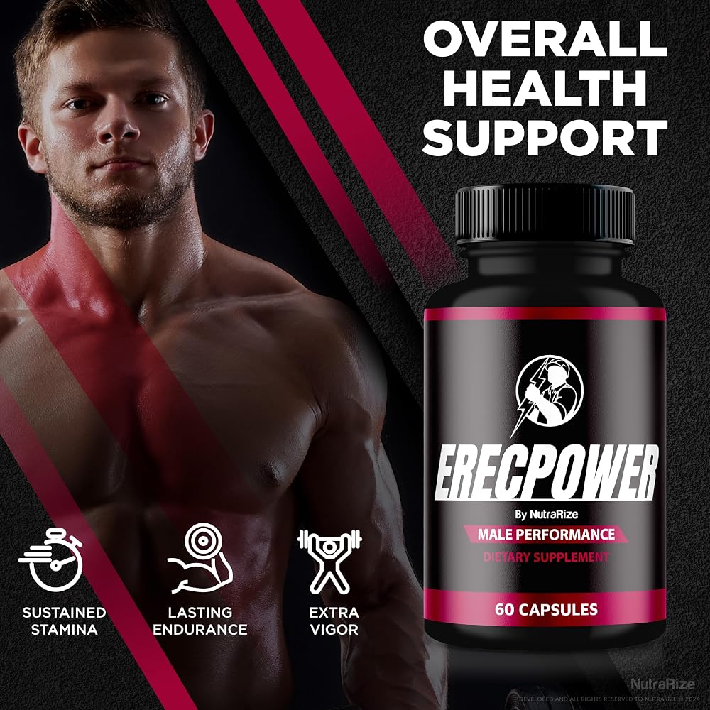NutraRize ErecPower Male Supplement - 60 Capsules - image 4