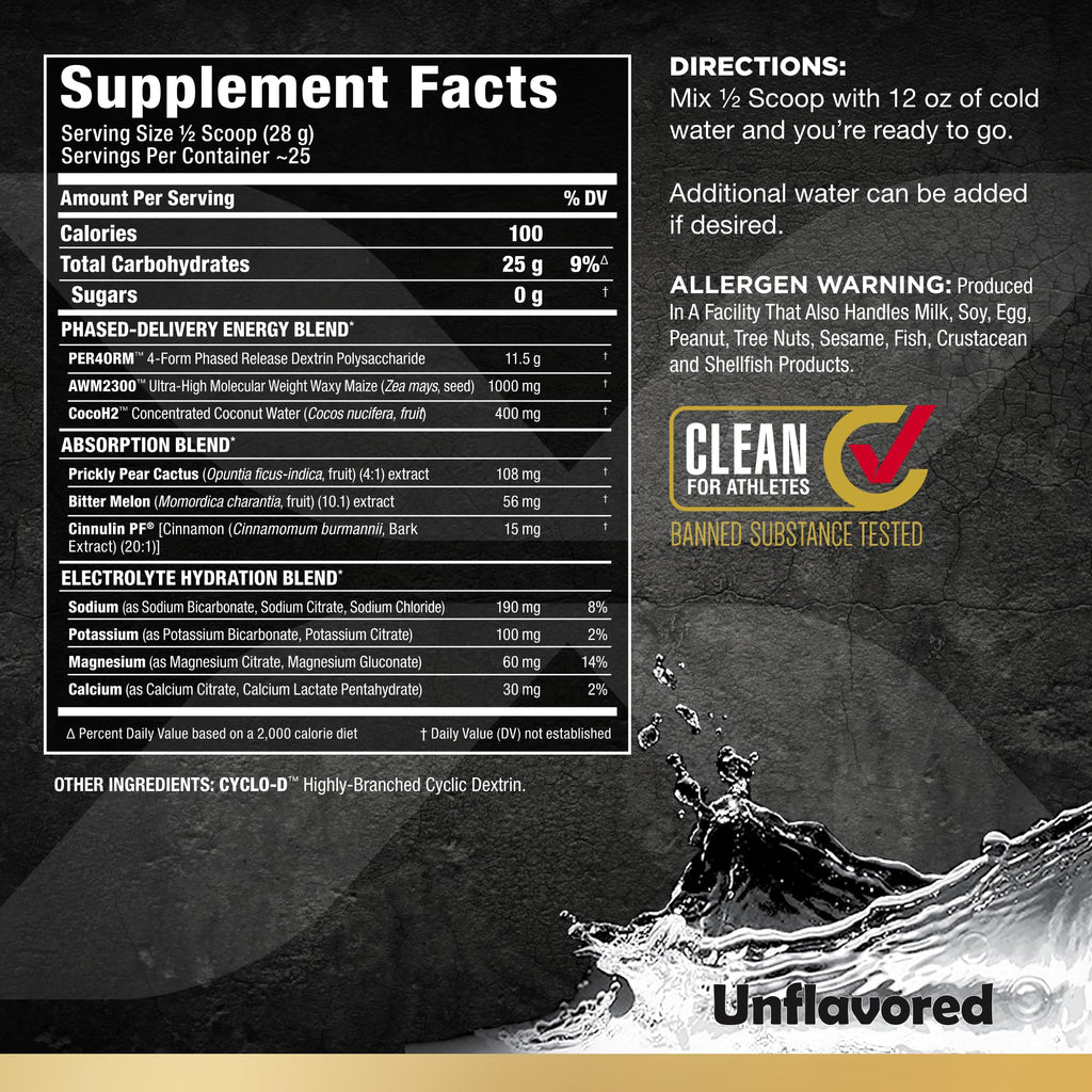 ALLMAX CARBION+, 725 g - High-Performance Training Fuel - Boosts