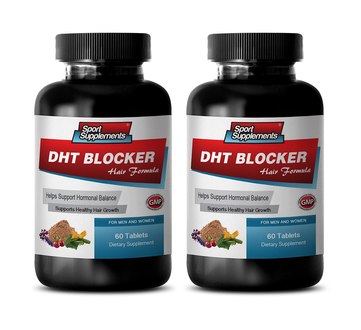 SPORT SUPPLEMENTS Hair Growth Support DHT Blocker - 120 Tablets