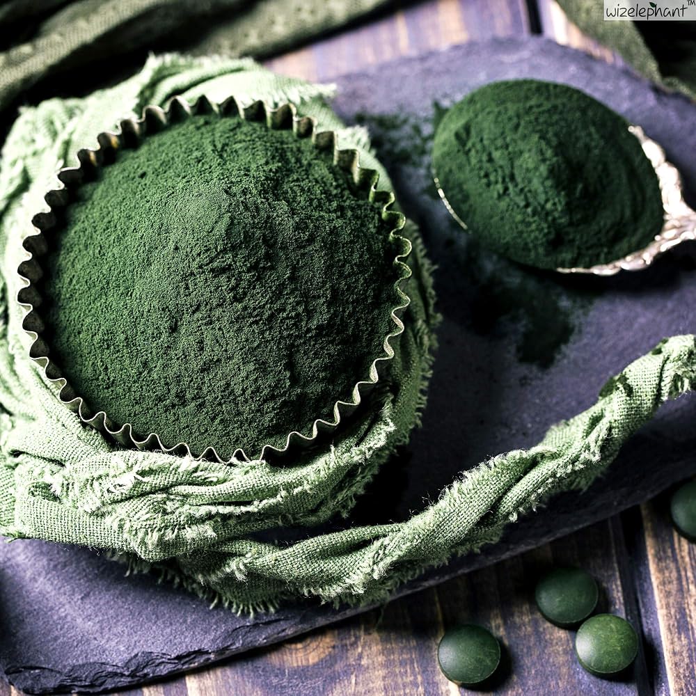 Wizelephant Chlorella Spirulina Powder Organic - 50 Servings - image 4