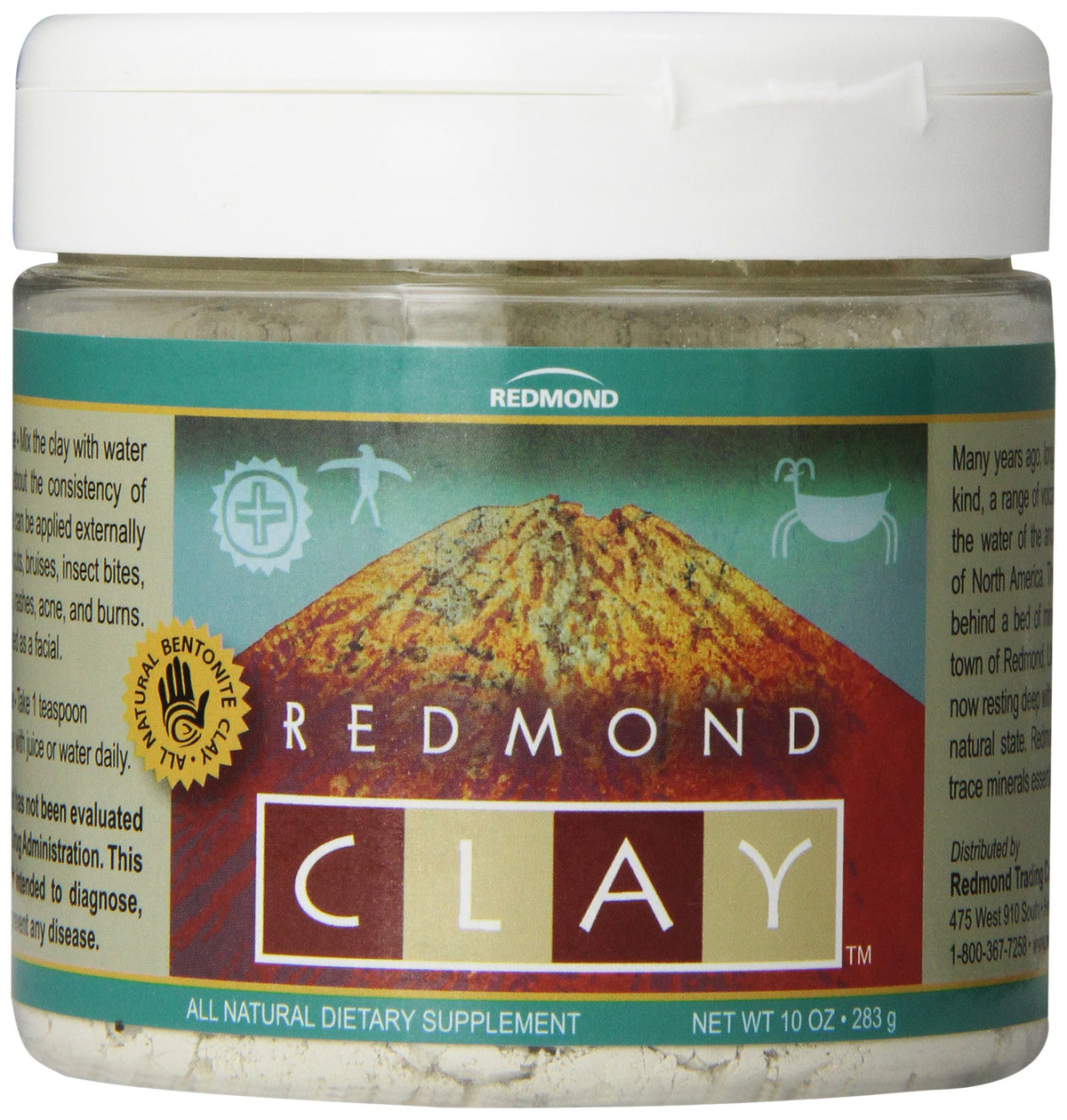 Redmond Clay Bentonite Powder - 10 Ounce