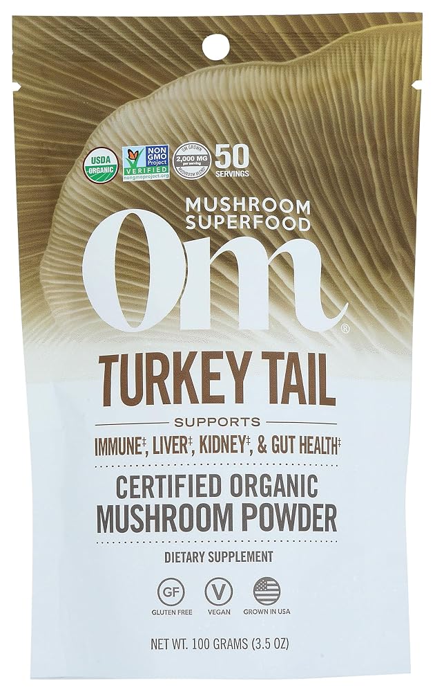 OM Mushroom Superfood Organic Turkey Tail Powder - 100g