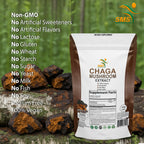 SMSHEALTHPRODUCTS.com Chaga Mushroom Extract 1000mg - 100 Vegetarian Capsules - image 2