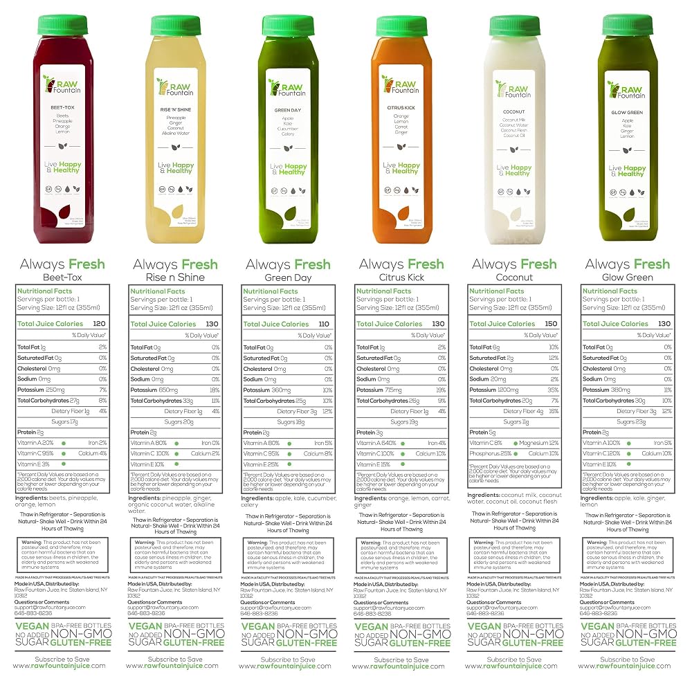 RAW Fountain Juice Cleanse, Original Detox Cleanse - image 7