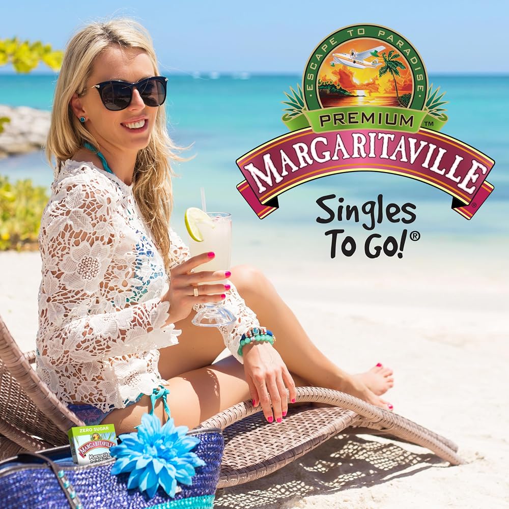 Singles To Go! Margaritaville Margarita Powdered Drink Mix - 72 Packets - image 7