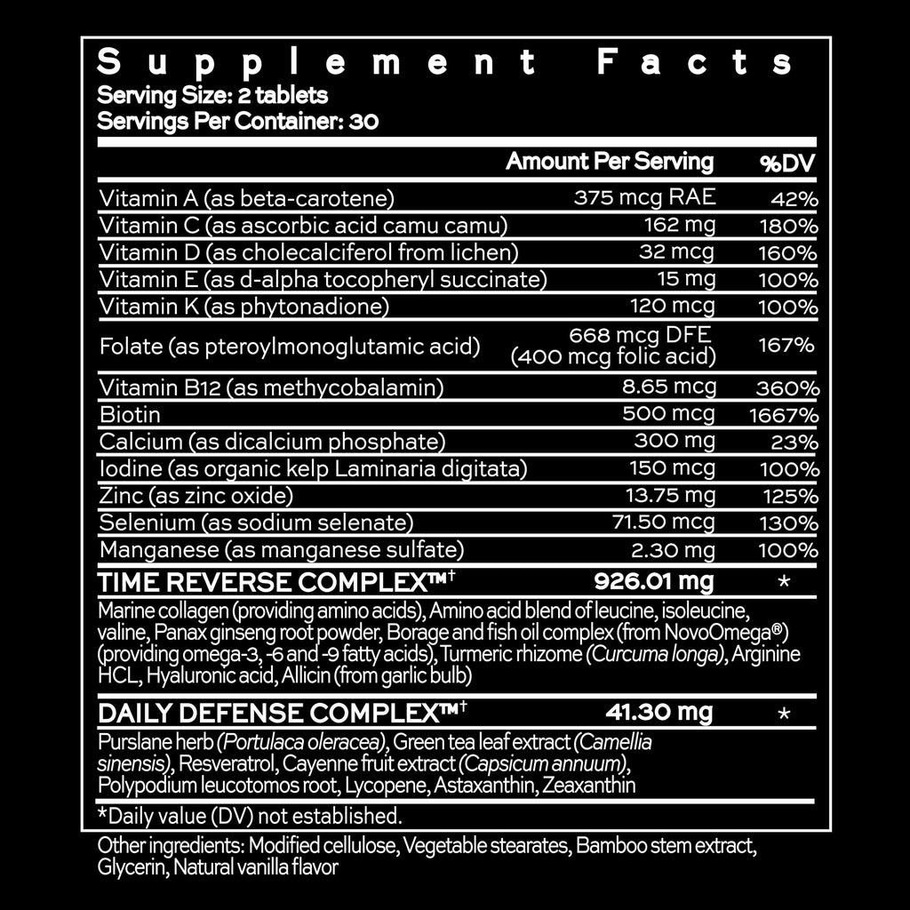 Hush & Hush TimeCapsule Healthy Aging Supplement with Collagen - 60 Tablets - image 9