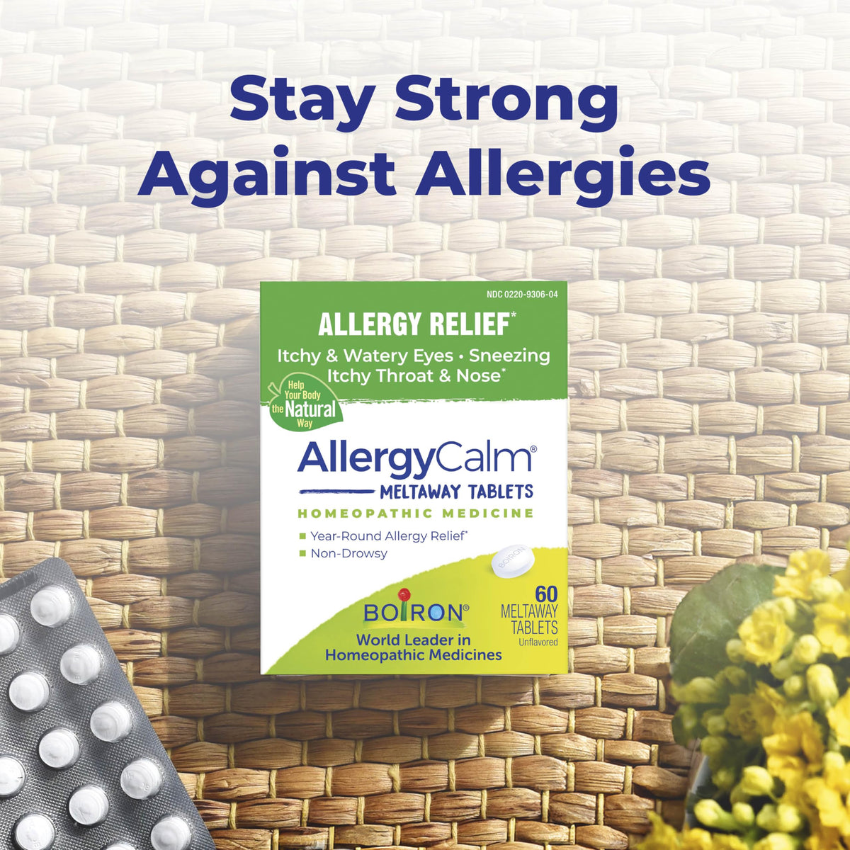 Boiron AllergyCalm Tablets for Relief from Allergy and Hay Fever - image 2