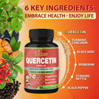 Organic Cadane Quercetin Extract Capsules - 90 Capsules - image 5