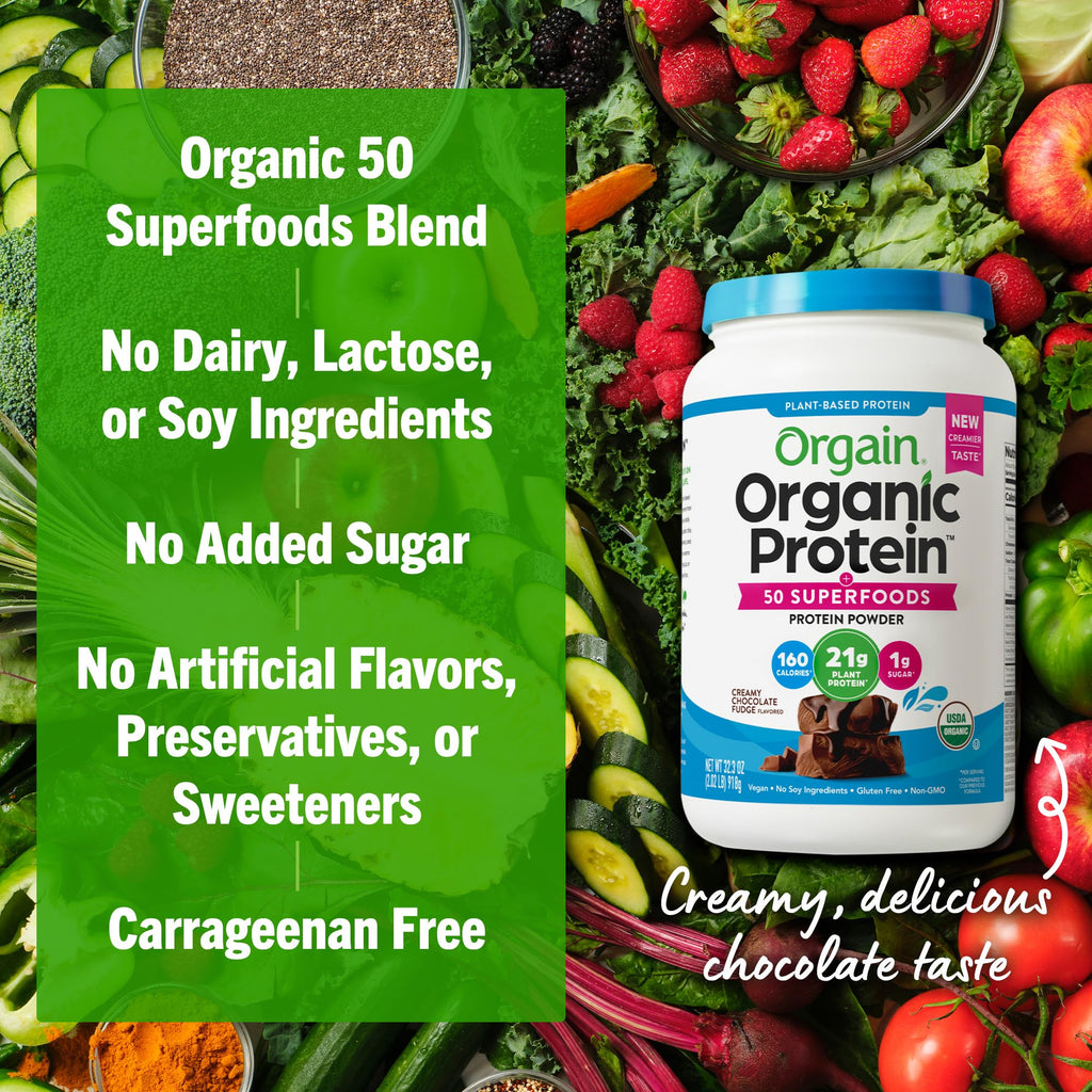 Orgain Organic Vegan Protein Powders