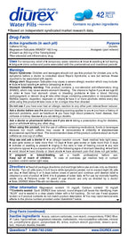 Diurex Water Pills - 252 Count (Pack of 6) - image 2