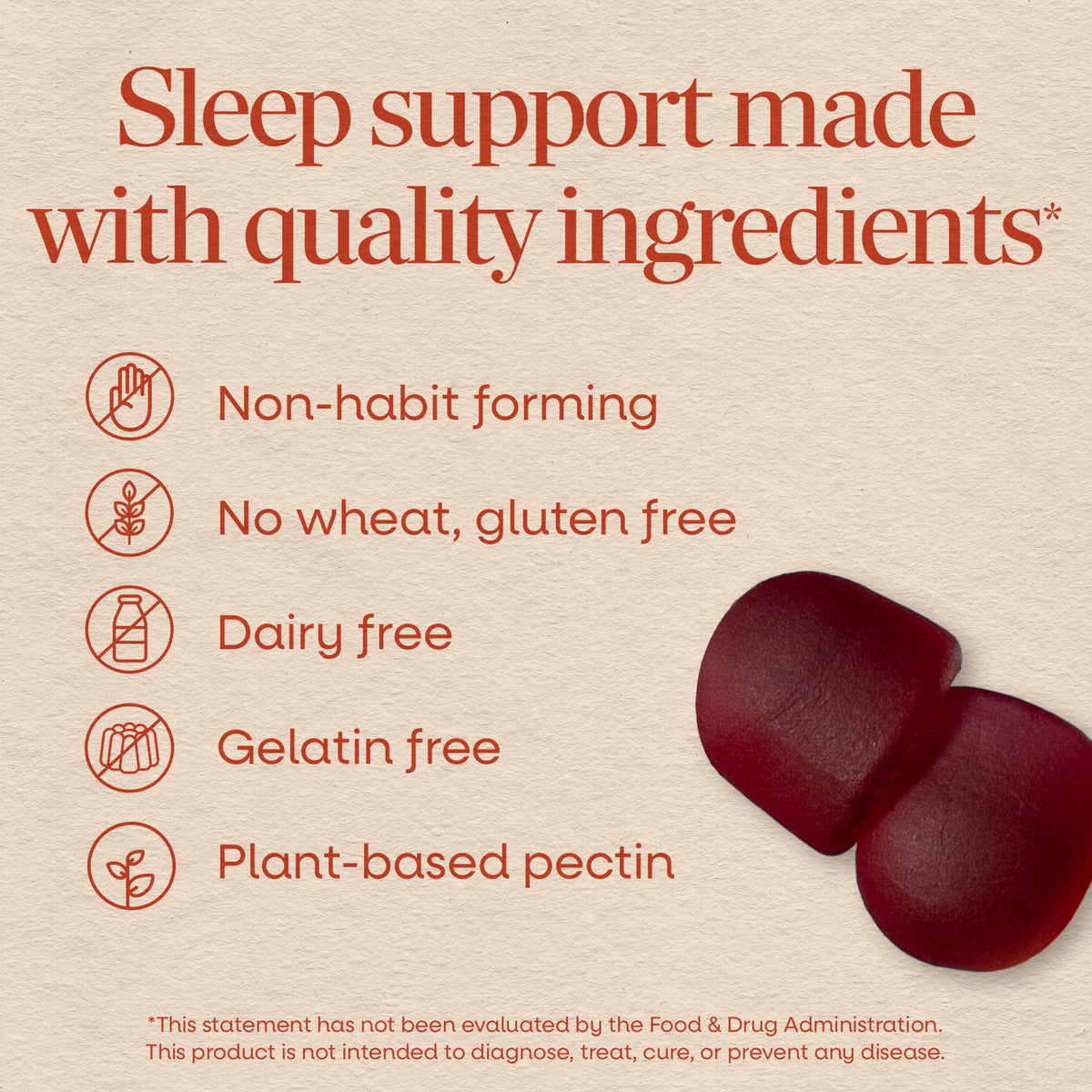 Nature's Way Adult Melatonin Gummies Sleep Support - 120 Gummies - image 4