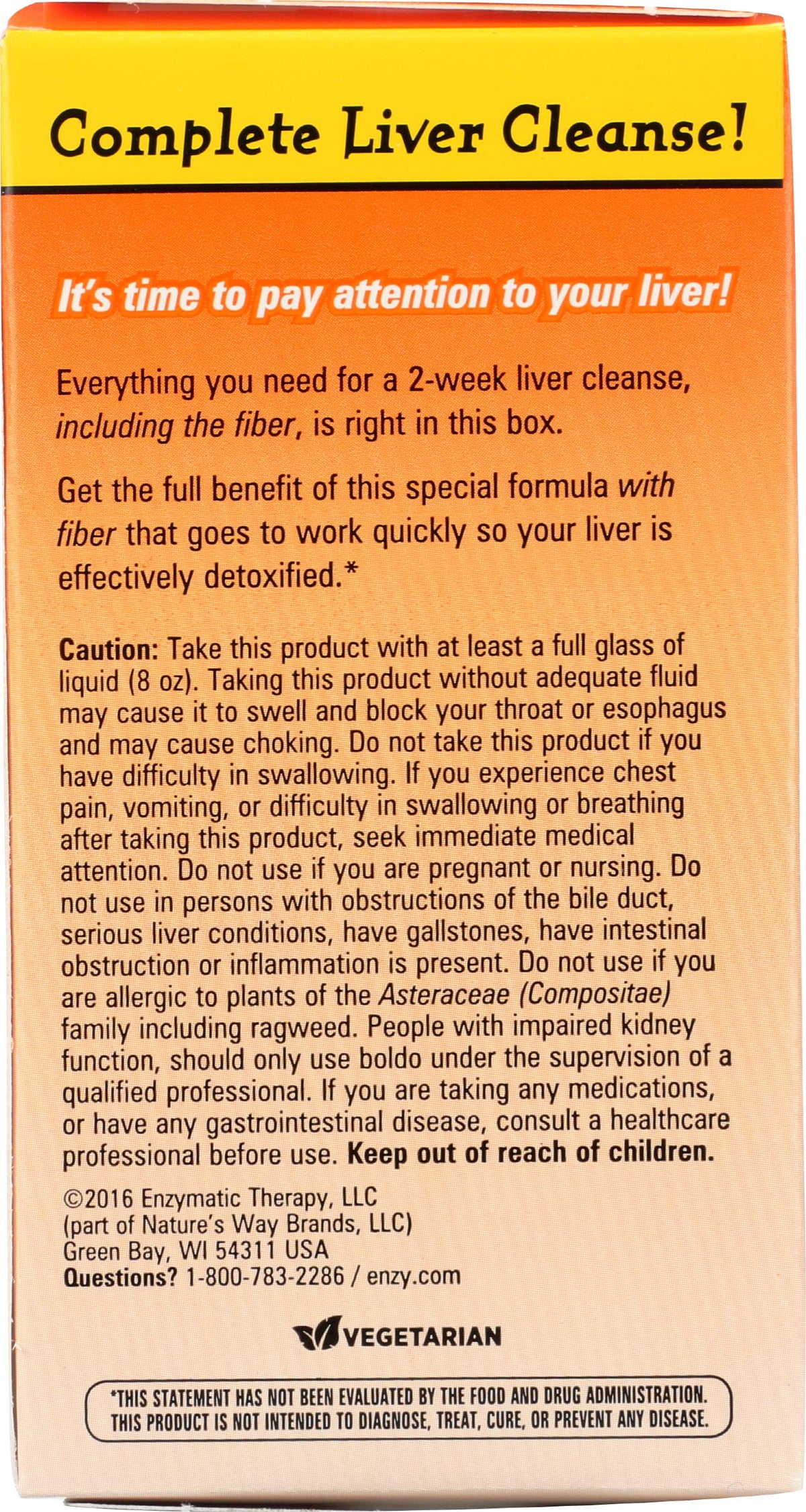 Enzymatic Therapy Complete Liver Cleanse - 84 Vegetarian Capsules - image 2