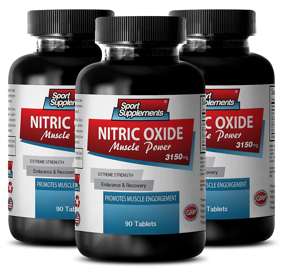 Sport Supplements Nitric Oxide Muscle Power 3150mg - 270 Tablets