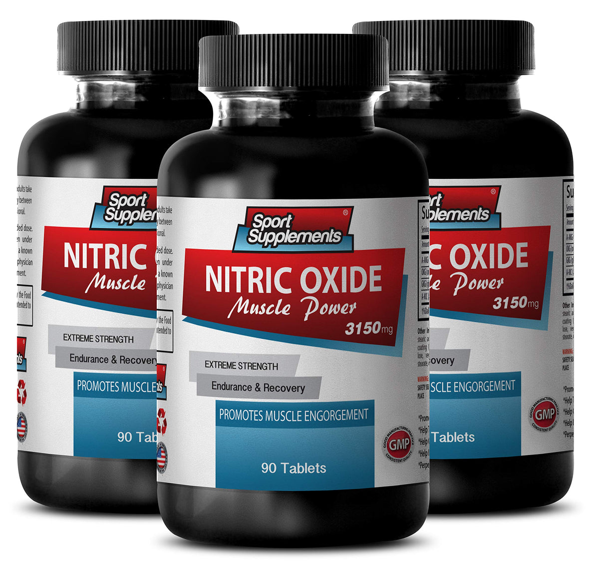 Sport Supplements Nitric Oxide Muscle Power 3150mg - 270 Tablets