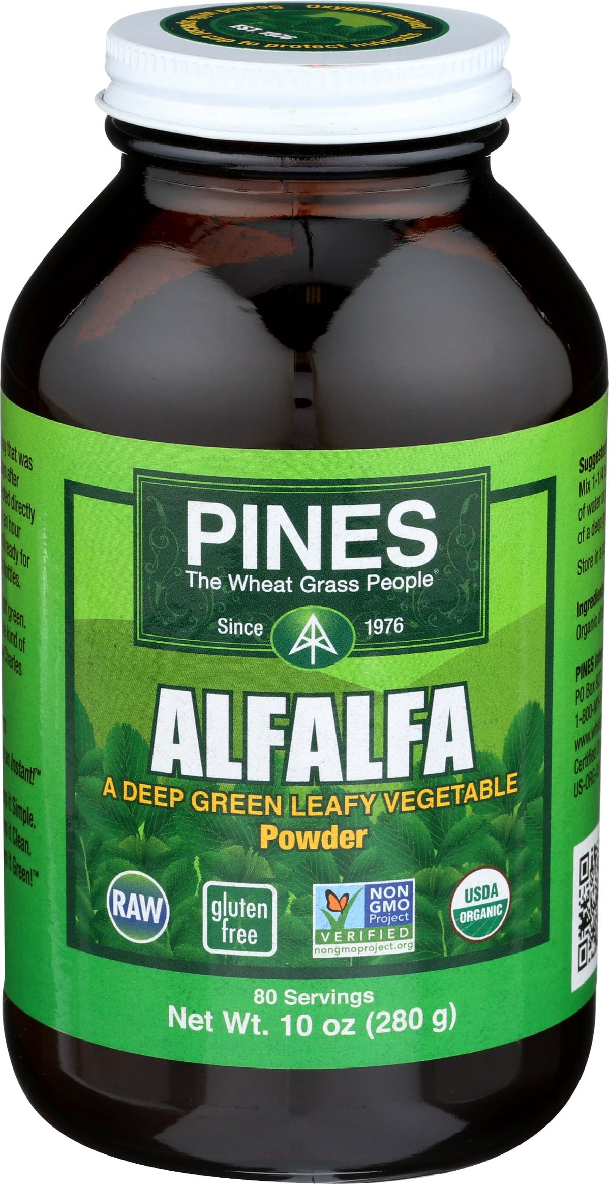 Pines Organic Alfalfa Powder - 10 Ounce