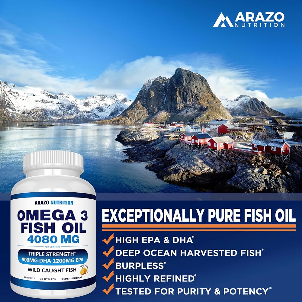 Arazo Nutrition Omega 3 Fish Oil 2250mg