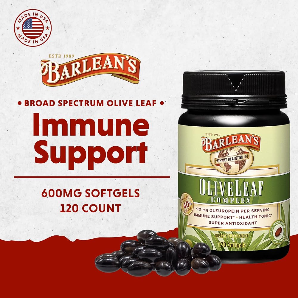 Barlean's FG-Olive Leaf Softgels - image 9