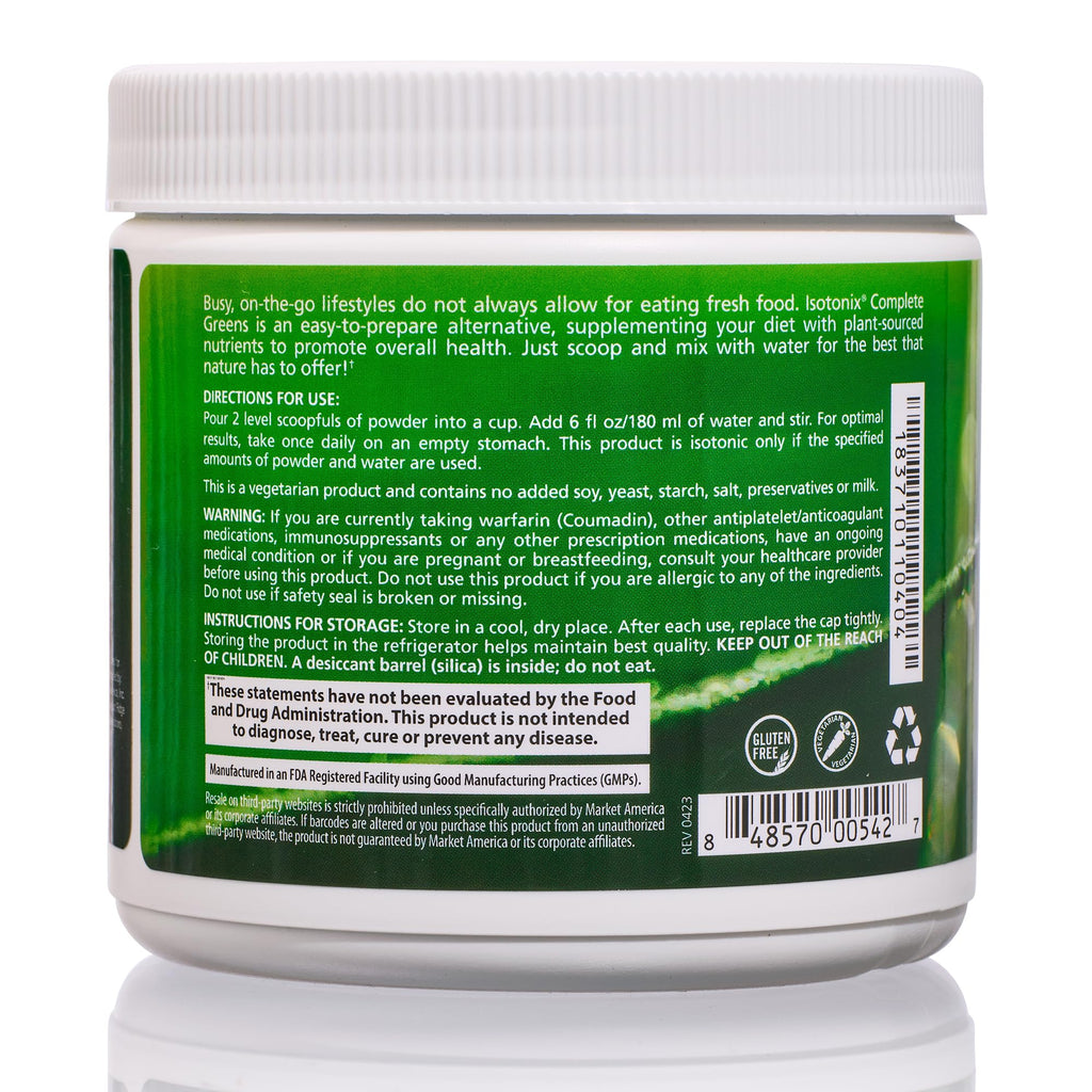 Isotonix Complete Greens Superfood Powder, Organic - 30 Servings - image 4