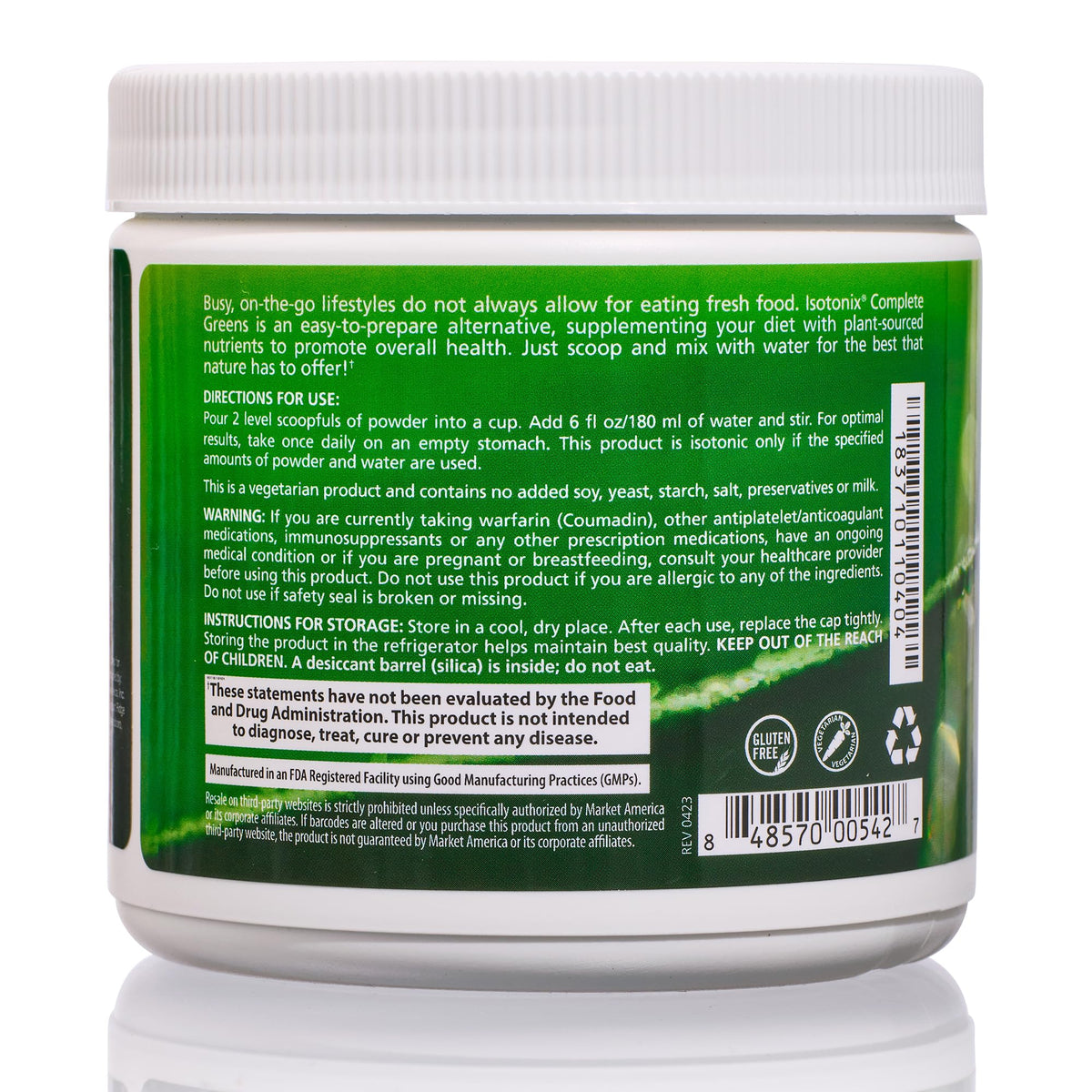 Isotonix Complete Greens Superfood Powder, Organic - 30 Servings - image 4