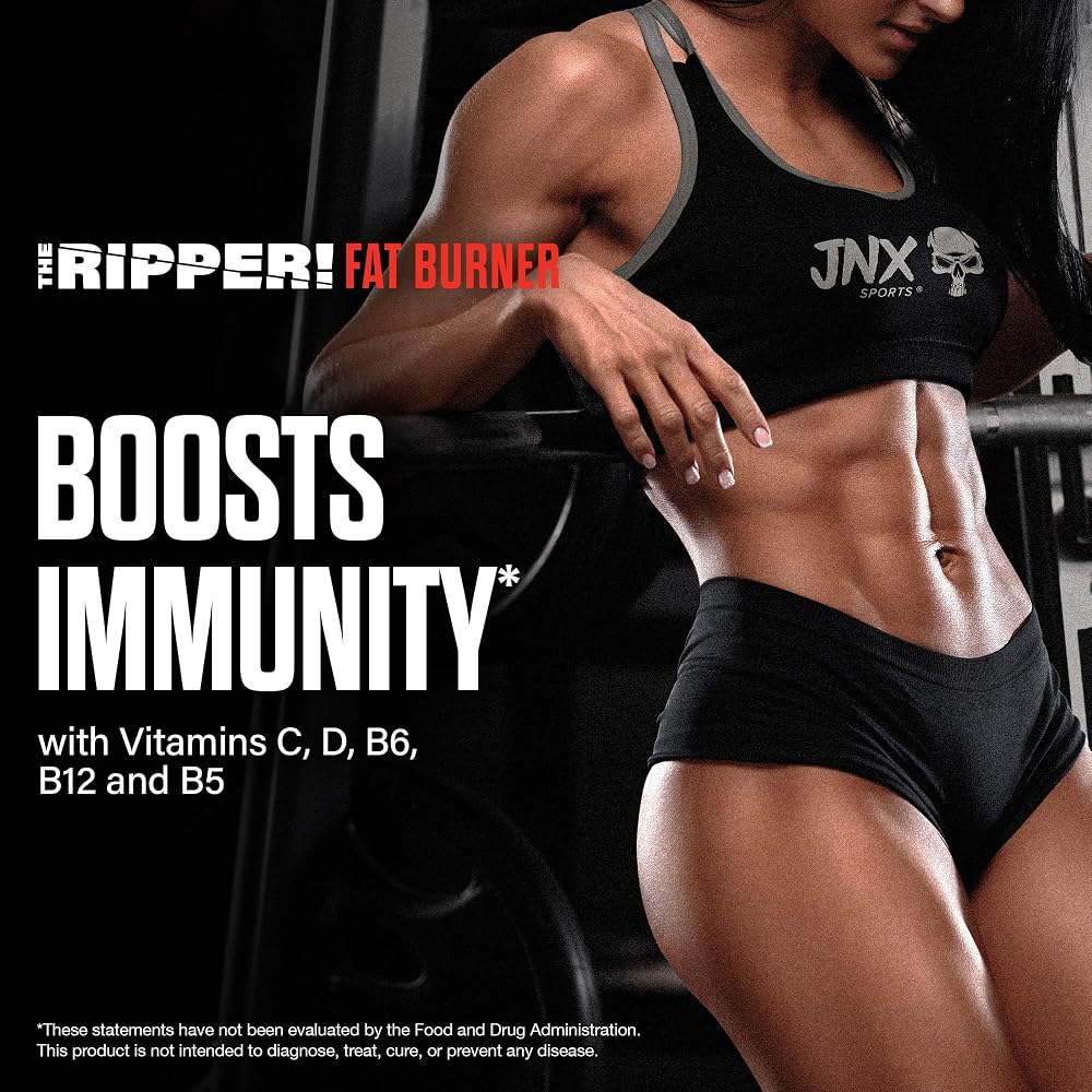 JNX SPORTS The Ripper Thermogenic Fat Burner Pre-Workout Powder - 30 Servings - image 8