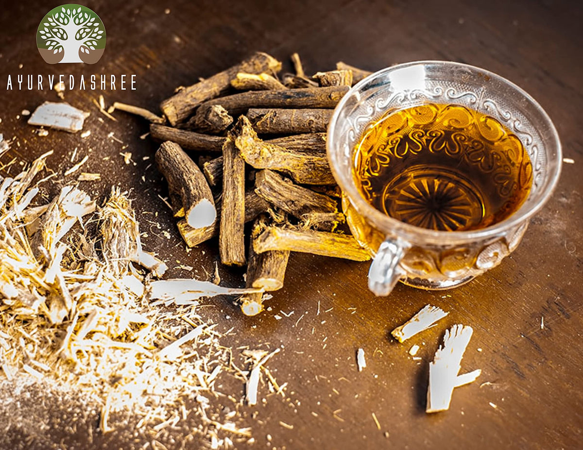 AYURVEDASHREE Yashtimadhu Licorice Root Powder - 100 g - image 2