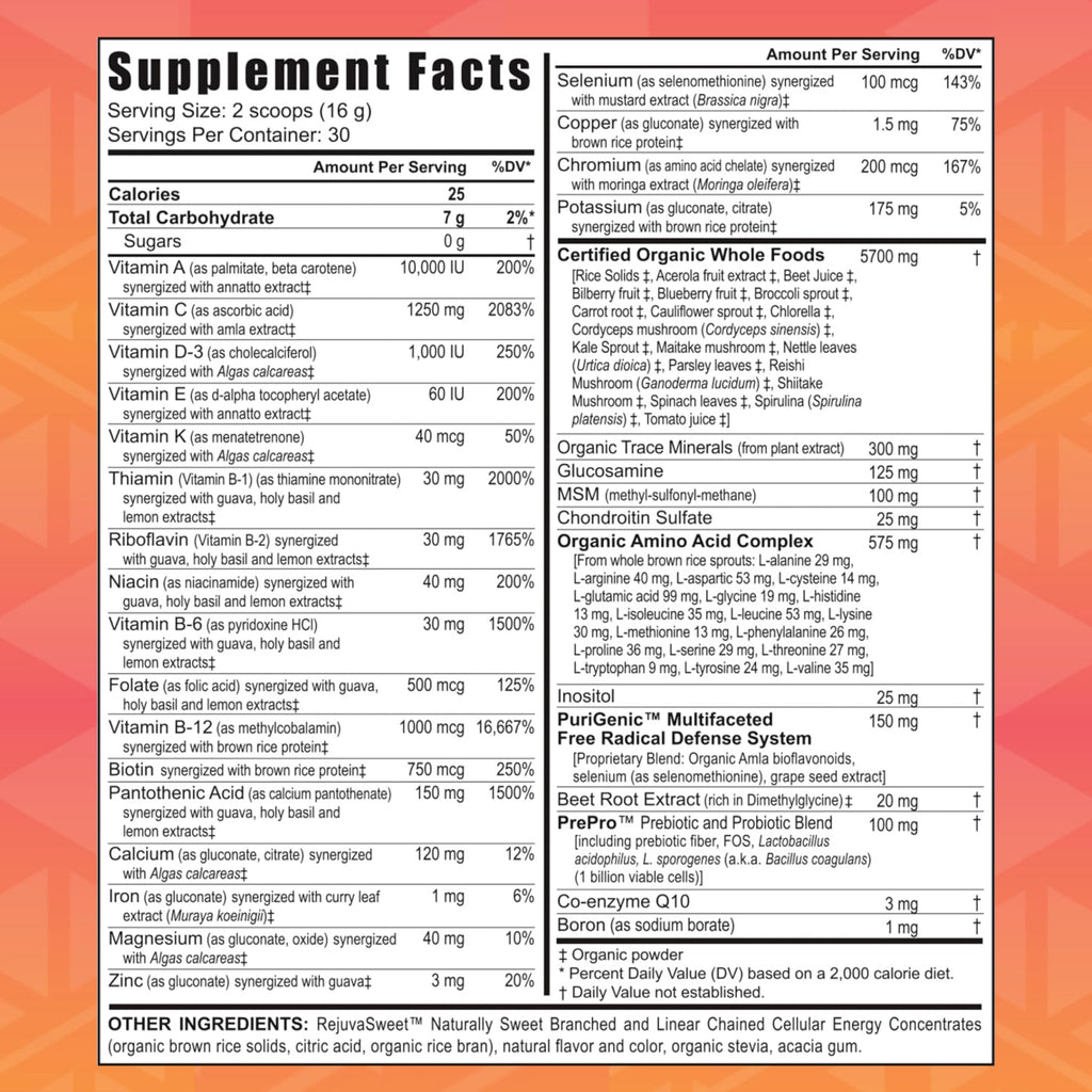 Youngevity Beyond Tangy Tangerine 2.0 Citrus Peach Infusion Canister