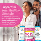 21st Century Calcium Plus D Supplement Tablet 600 mg - 400 Tablets - image 8