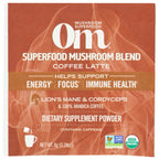 OM Mushroom Superfood Organic Mushroom Coffee Latte Blend - 10 Pack