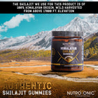 NutroTonic Organic Shilajit Gummies Heart & Brain Support - 30 Gummies - image 7