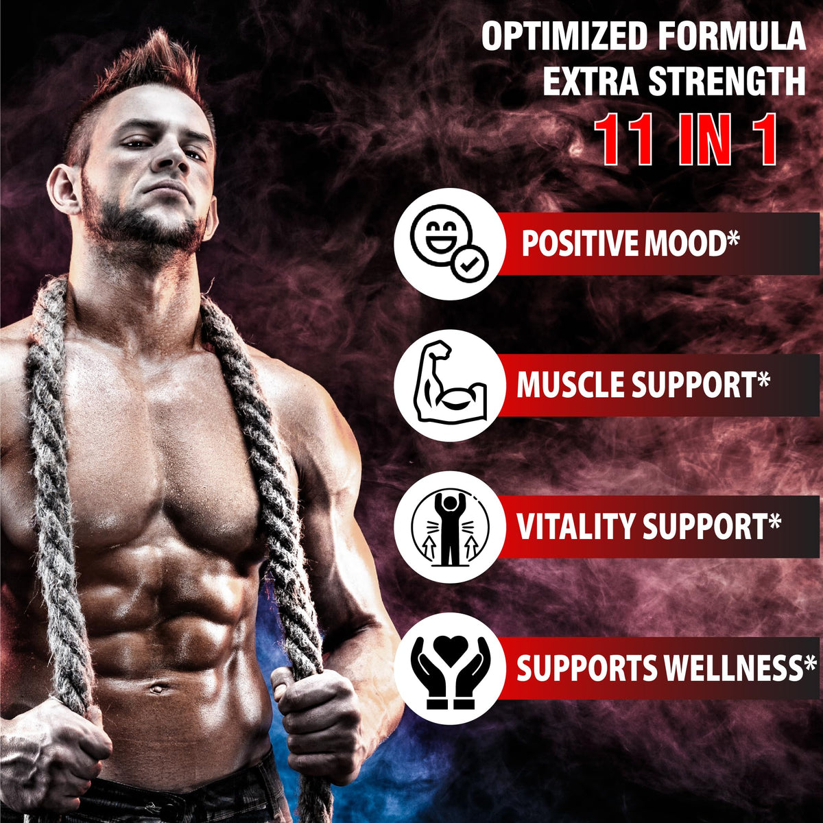 Agobi Herbal Test Support for Male Supplement - 120 Capsules - image 3
